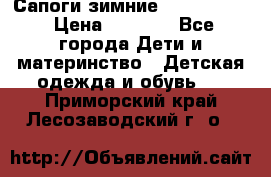 Сапоги зимние Skandia Tex › Цена ­ 1 200 - Все города Дети и материнство » Детская одежда и обувь   . Приморский край,Лесозаводский г. о. 